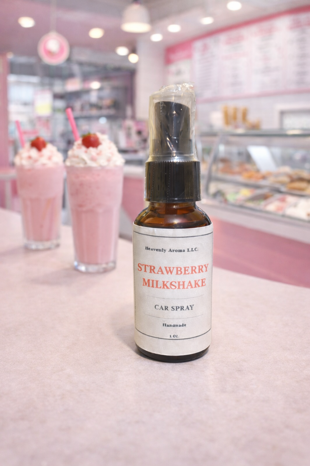 Strawberry Milkshake Car Spray