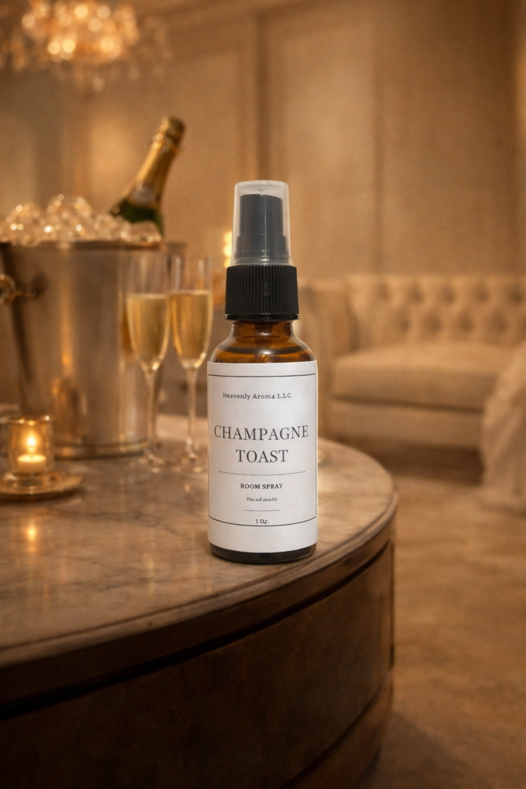 Champagne Toast Car Spray